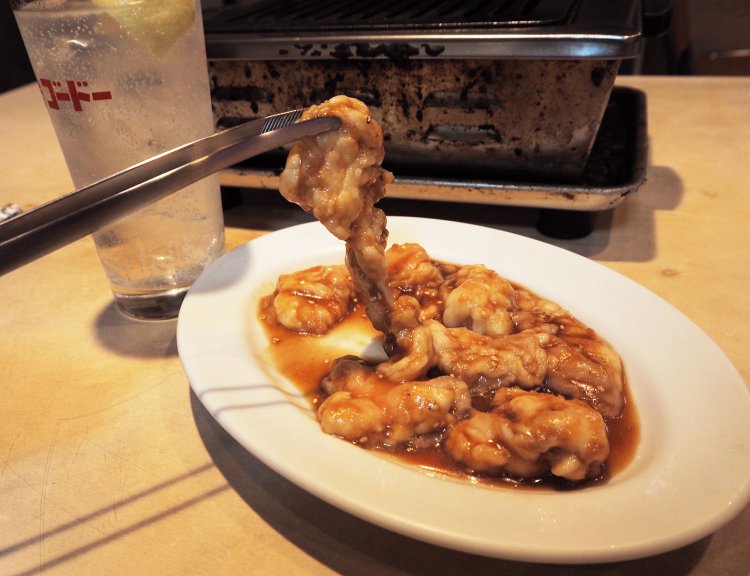 ホルモンとレモンサワー。