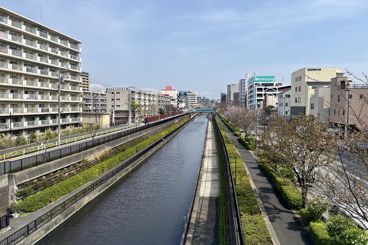 南東方面の景色もまた空が広くて心地いい。