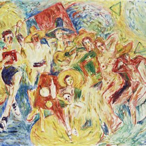 新作油彩画約60点で横尾忠則の現在地を紹介する「横尾忠則 連画の河」が4月26日～6月22日、『世田谷美術館』で開催