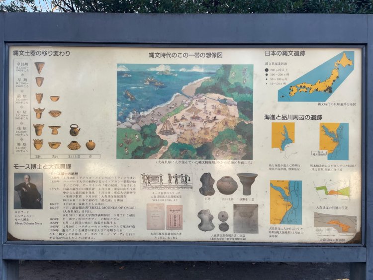 縄文時代の大森一帯の想像図。