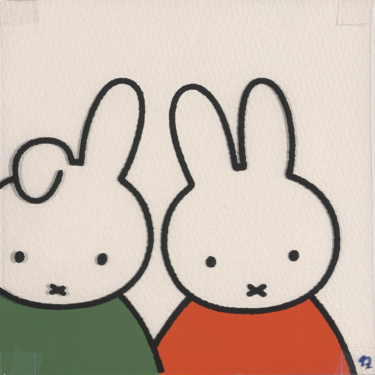 『うさこちゃんとたれみみくん』2006年 印刷原稿。