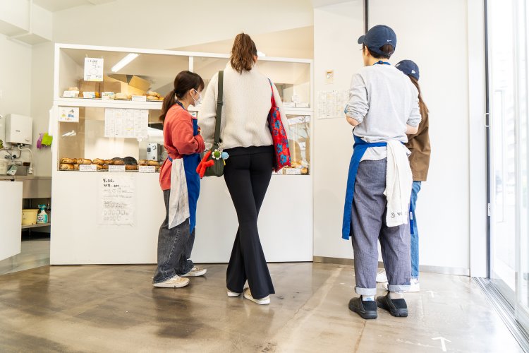 近い距離感で対応してくれるので、安心して注文できる。