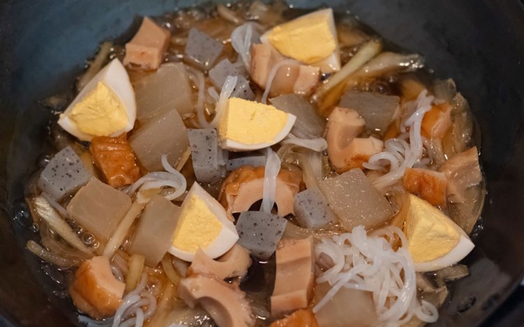 【東京おでんだね】おでんの卵とじ丼_10