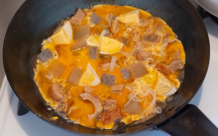 【東京おでんだね】おでんの卵とじ丼_11