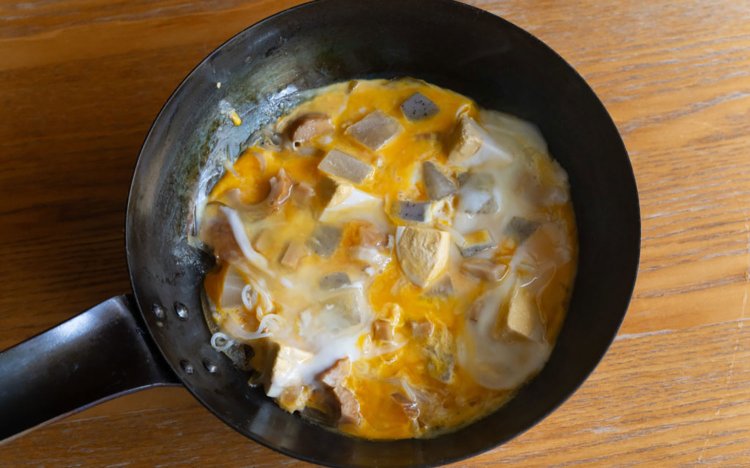 【東京おでんだね】おでんの卵とじ丼_12