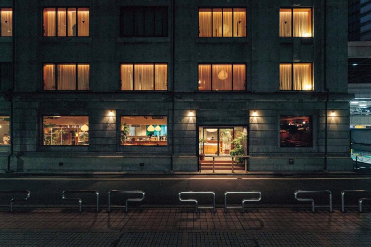 近代建築好きにはたまらない、旧銀行の重厚感ある建物。