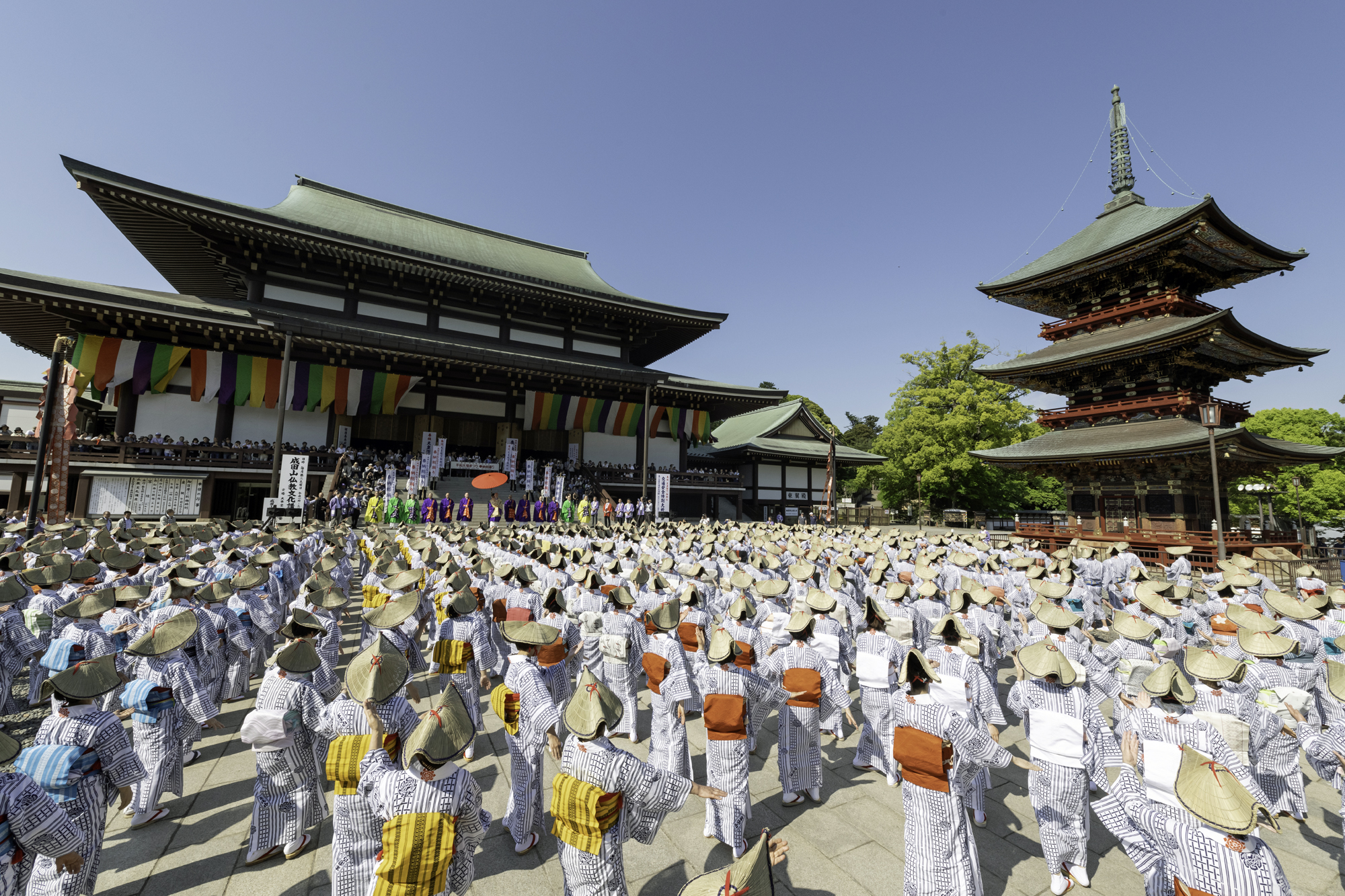 成田山新勝寺で約500人が踊りを披露！「成田山平和大塔まつり奉納総