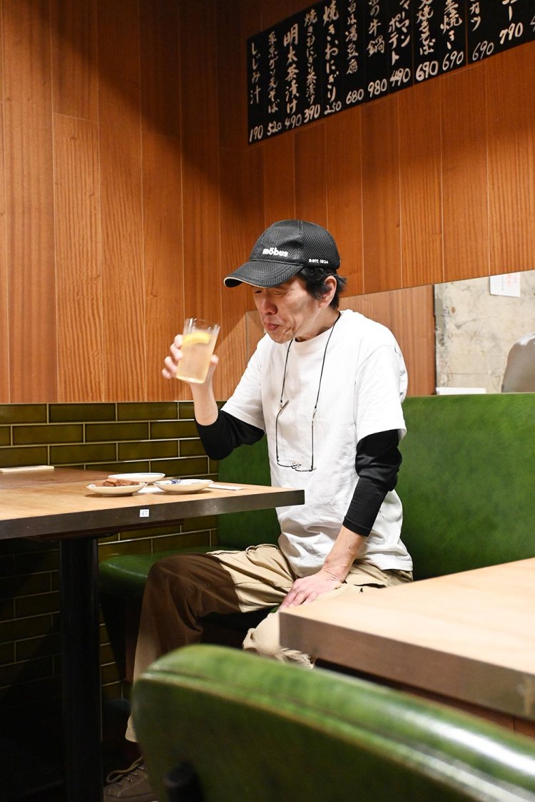 「染みるね～」。