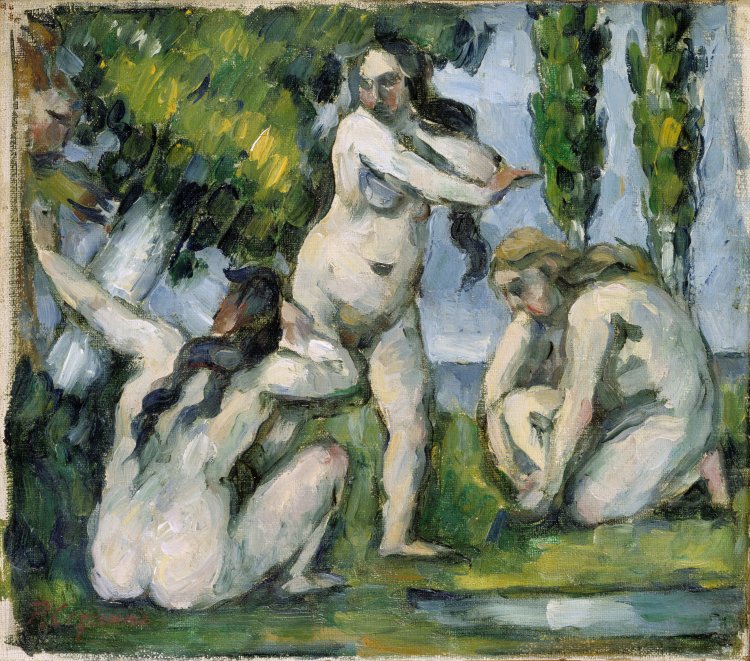 ポール・セザンヌ《3人の浴女》1874-1875年頃 油彩・カンヴァス 『オルセー美術館』 (C)GrandPalaisRmn (musée d'Orsay) / Hervé Lewandowski / distributed by AMF。