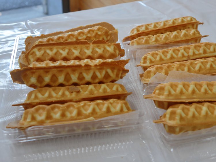 こんがりと焼けていい色！　軽そうに見えてかなりボリュームがある。