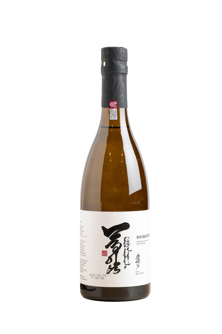 馬乳からつくったという珍しいミルクウォッカ。