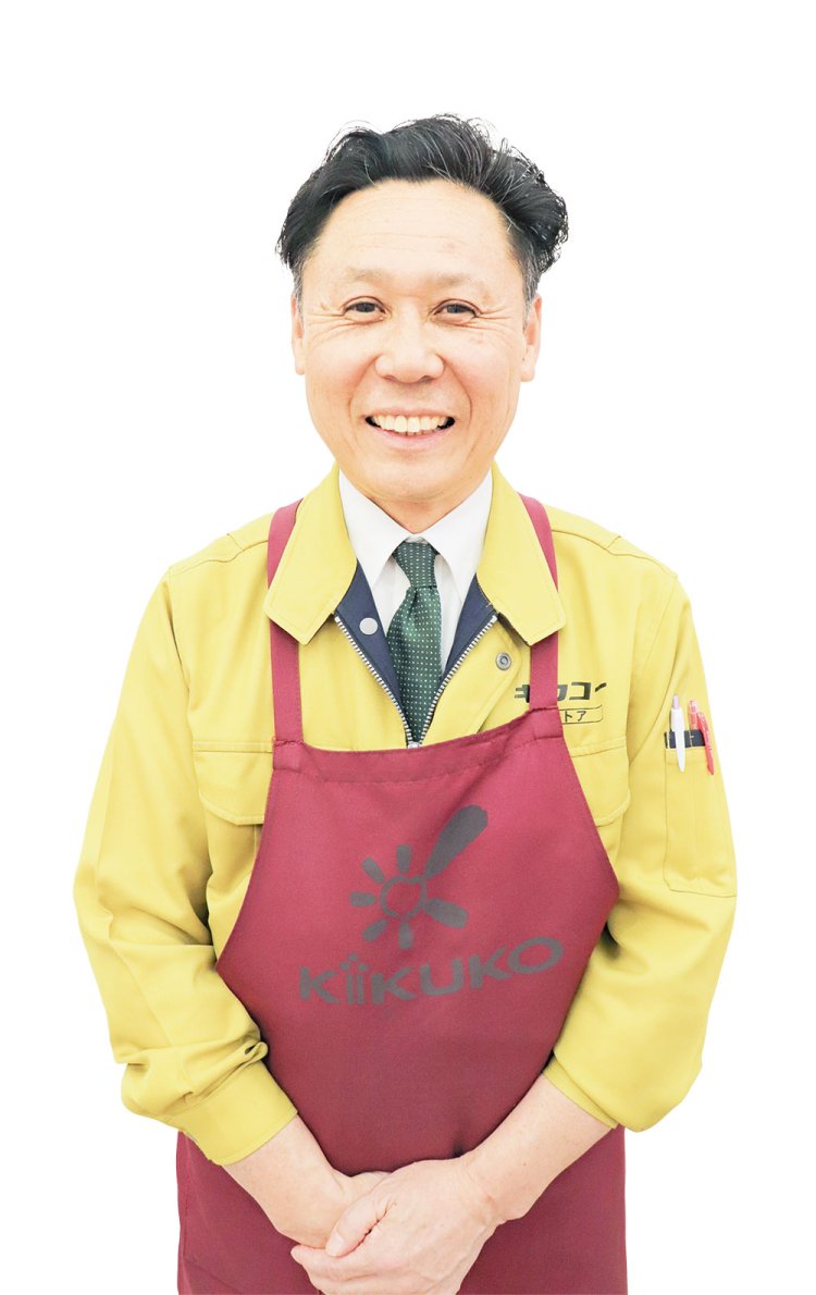 「遠野の焼肉はジンギスカン。肉500g以下のお買い物でも、無料貸し出しの相談をどうぞ」と阿部昭男店長。