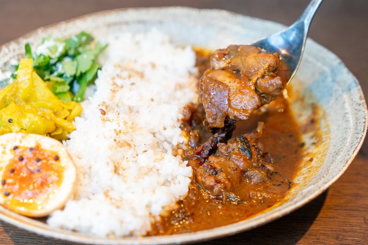 鶏肉はしっかり煮込まれていてやわらか。