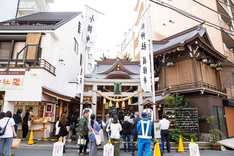 外国人観光客も多い。