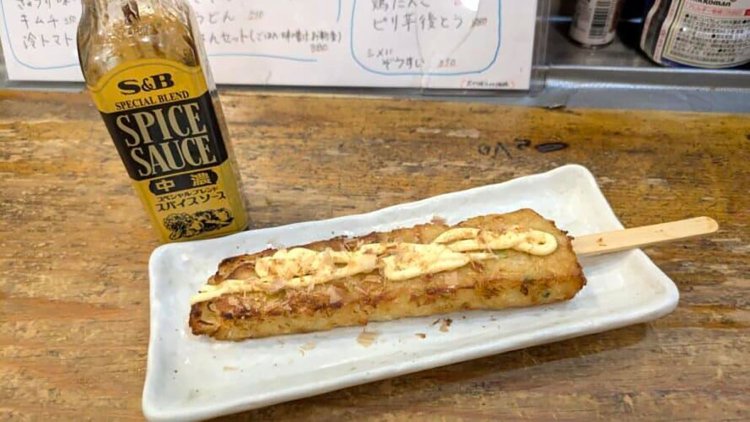 お好み焼き串。