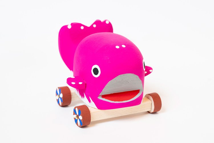 鯨車 丸 大 ピンク（別注）3980円。