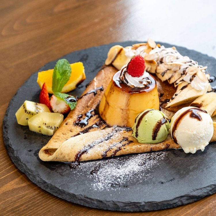 プリンセスアラモードは14〜15時の提供で、プリンがなくなり次第終了となる。