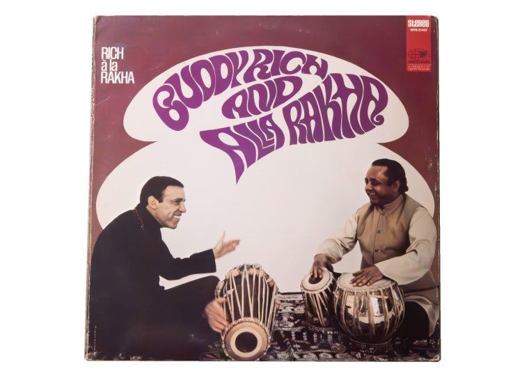 『Rich à la Rakha BUDDY RICH & ALLA RAKHA』。大御所ドラマーのバディ・リッチと、インドのタブラ奏者、アラ・ラカによる共作。ジャズとインドの古典音楽が交わる「トラディショナルな演奏が聴けます」。