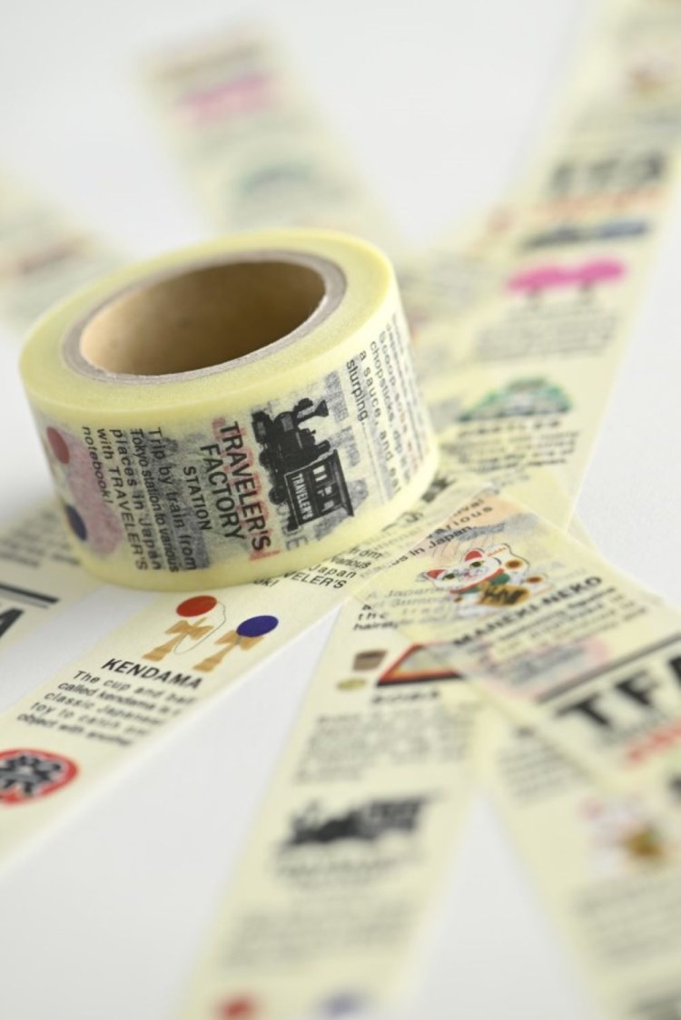 マスキングテープ JAPAN GUIDE 柄 ステーションエディション 759円。JR東日本商品化許諾済、JR東海承認済、JR西日本商品化許諾済、JR九州承認済。