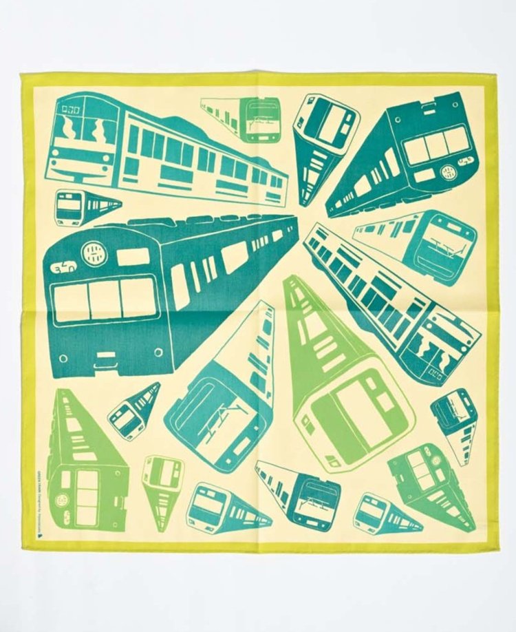 ハンカチ green train2200円。