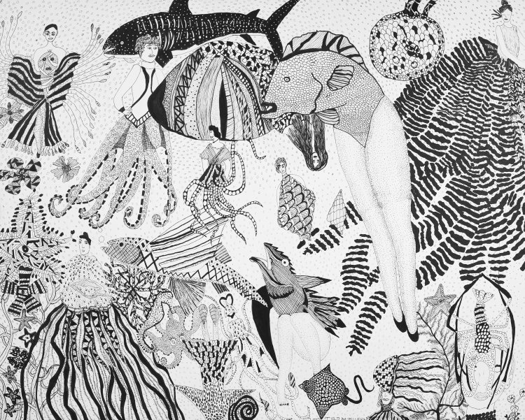 Tirzah Mileham, When Women and Fish Took Over the World, 2022, Courtesy the artist and Submit to Love Studios