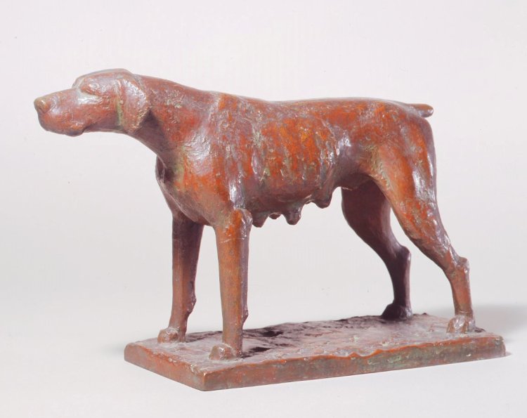 安藤照《ポイント第二》昭和6年（1931) 『鹿児島市立美術館』蔵。