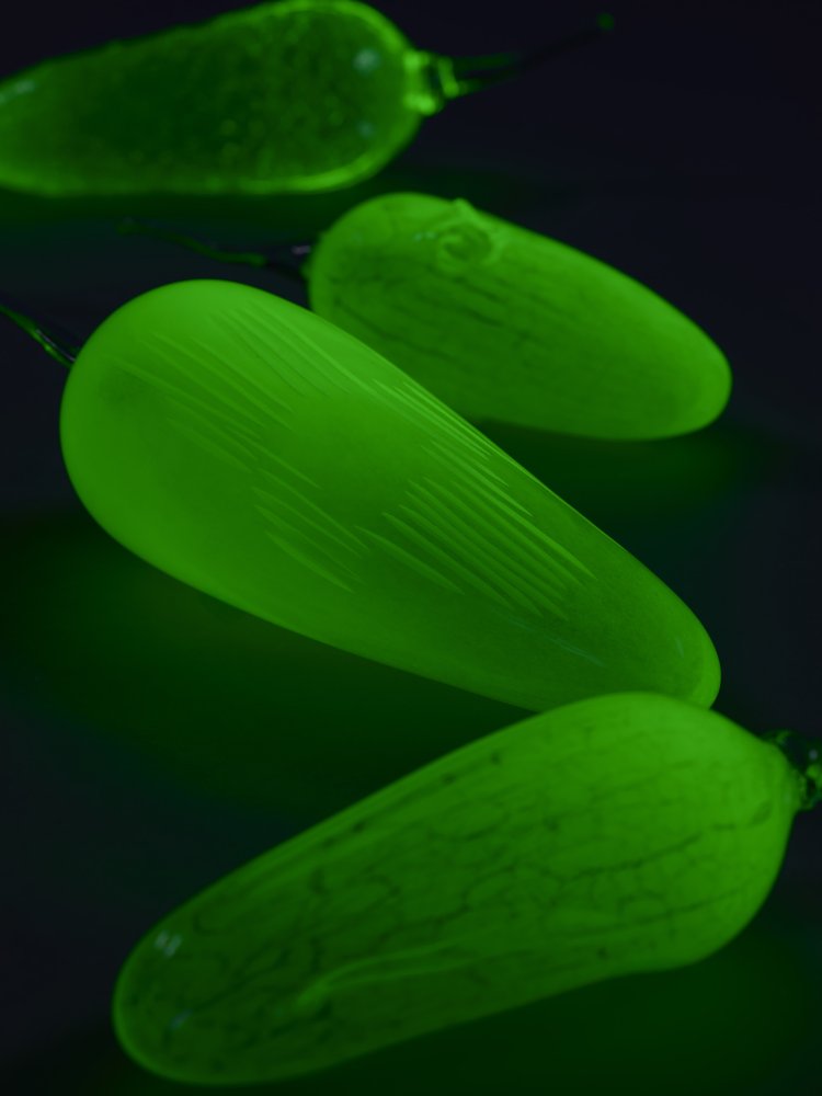 イワニ・スケース《えぐられた大地》2017 年、ウランガラス（宙吹き）、『石橋財団アーティゾン美術館』（C） Courtesy the Artist and THIS IS NO FANTASY。