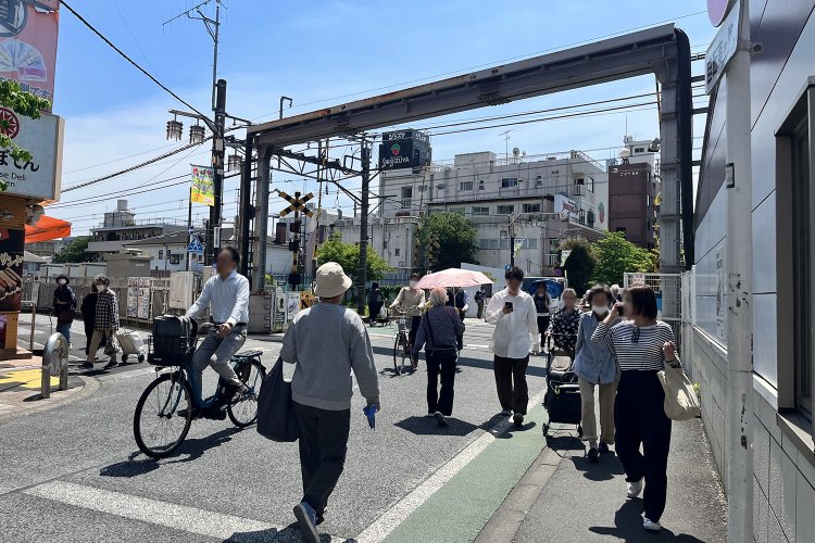 北側から見たところ。