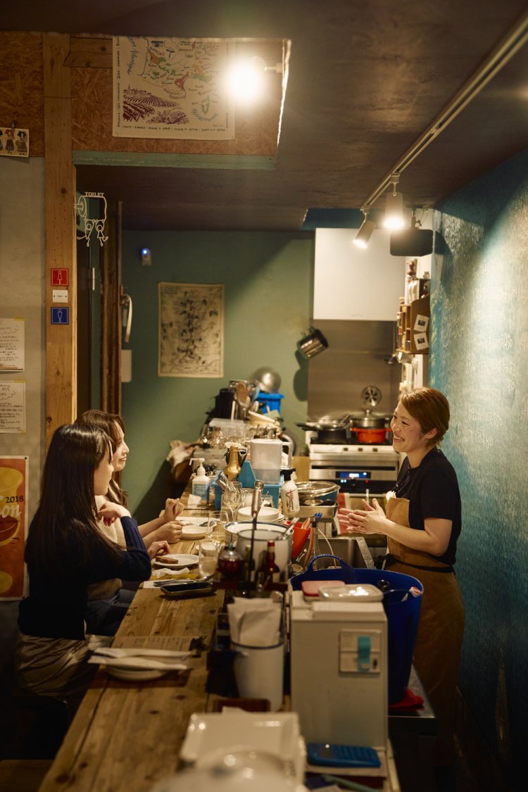 久保さんはフレンチの修業を経て、12年前に開業。