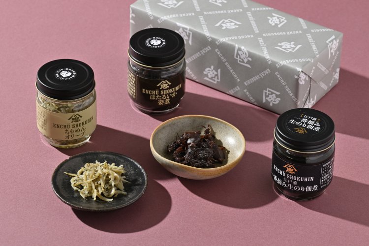 特選佃煮三種詰め合わせ。