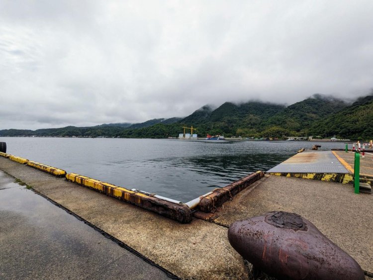 境水道の境港。