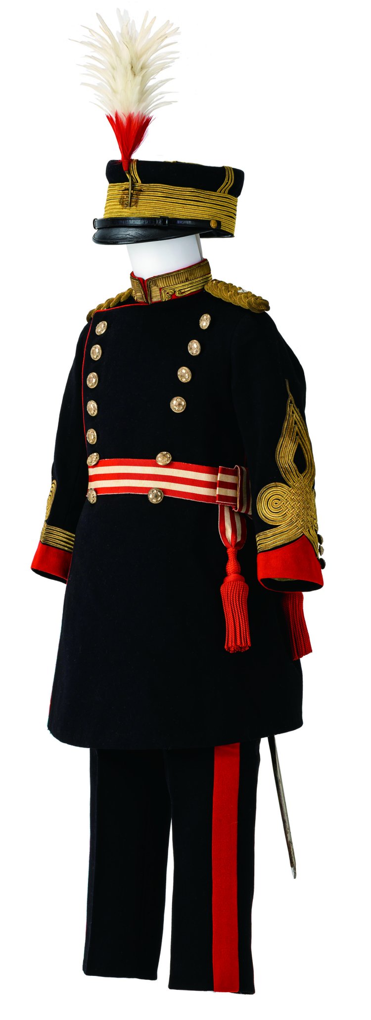 軍服を模した子供服 日本  昭和10-13年（1935-38）頃。