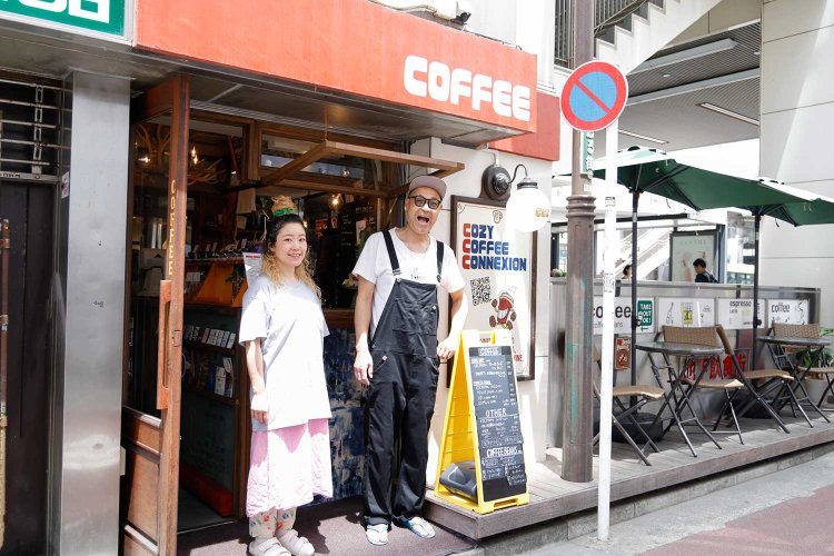 「ネルドリップで淹れてます」。