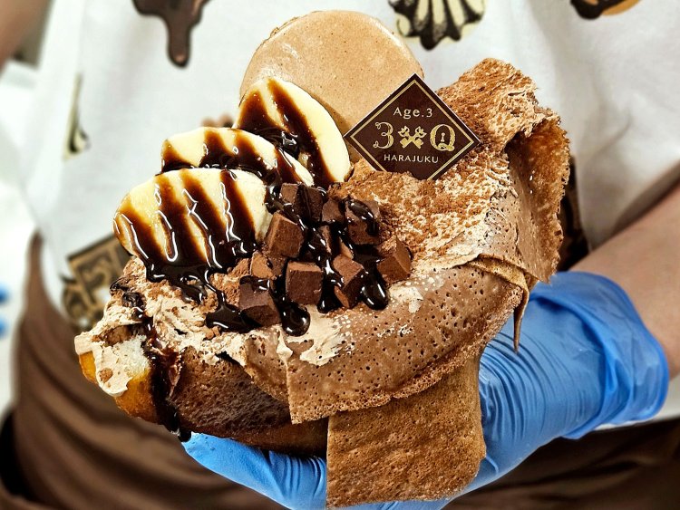 チョコドレスクレープ。