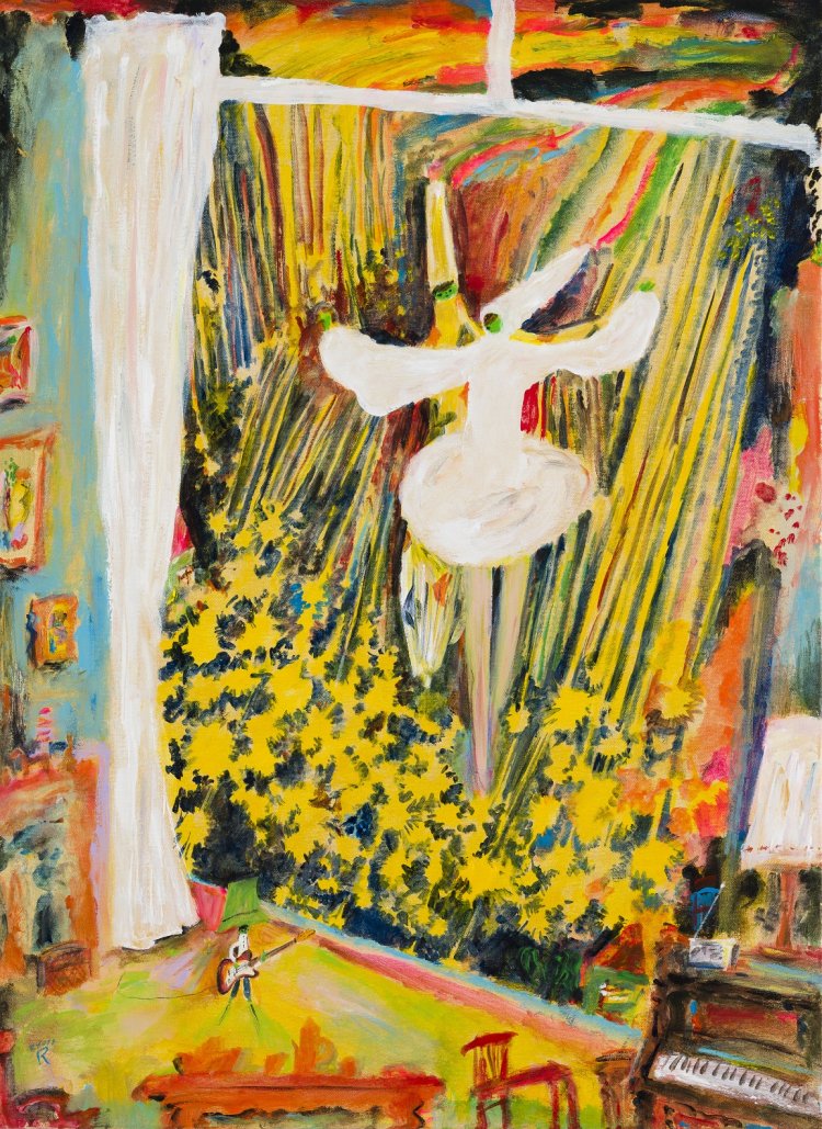 《流れ星スパーク奏でよギター》2022年 （C）Arai Ryoji。