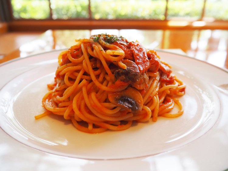 『ホテルニューグランド』のスパゲッティ ナポリタン。