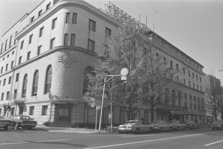 1981年1月撮影、『ホテルニューグランド』（写真提供＝横浜市史資料室）。