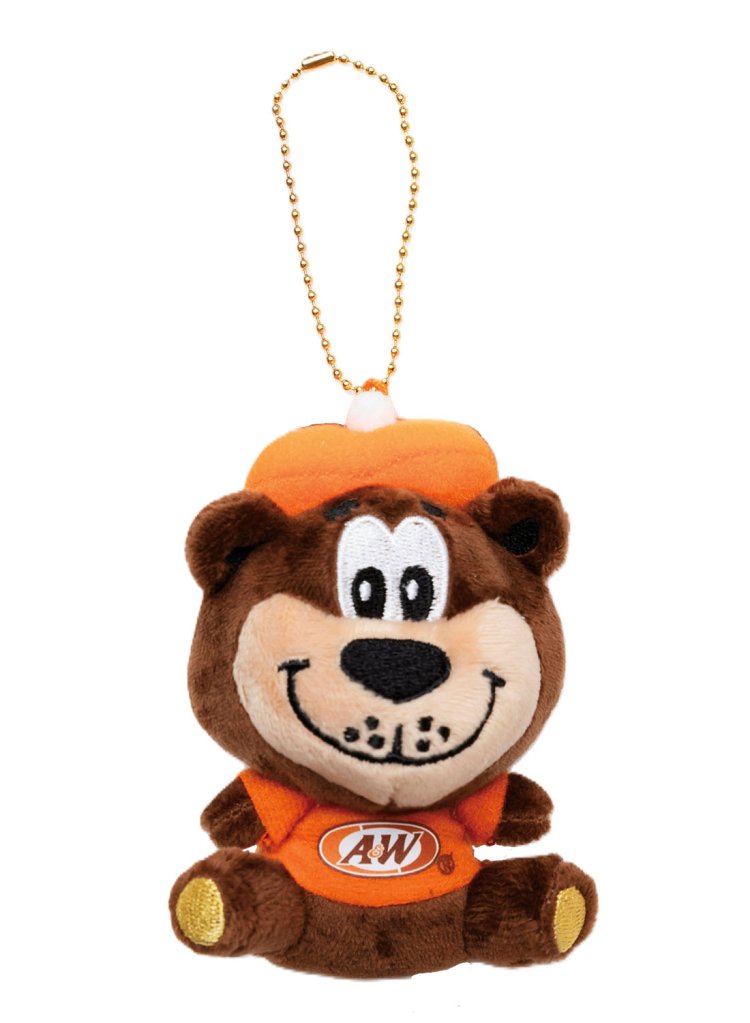 マスコットキャラ・ルーティのミニぬいぐるみ1500円を旅の思い出に。