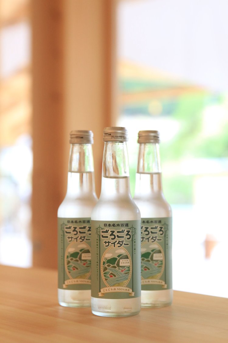 天川村 ごろごろサイダー1本250円。