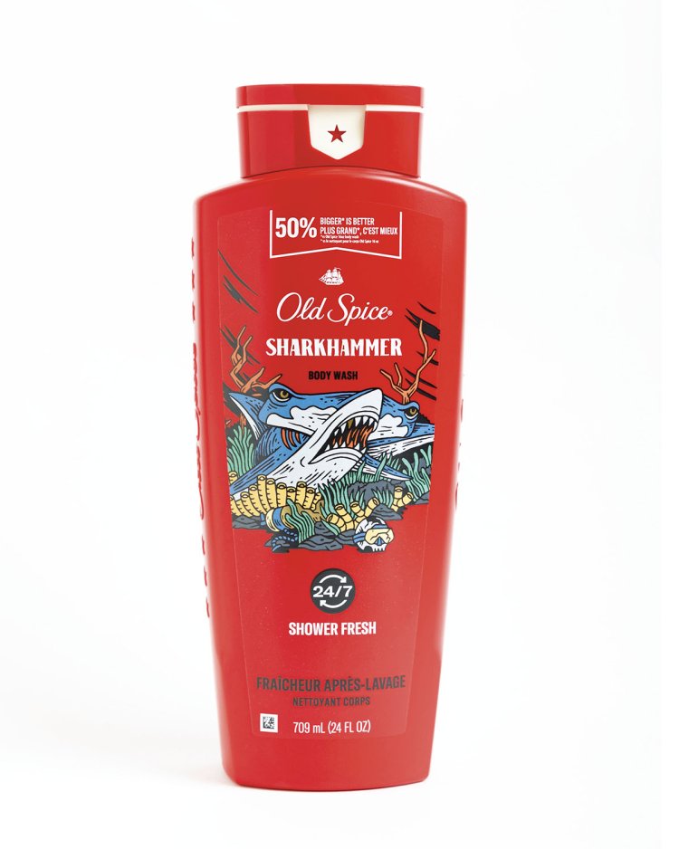 Old Spice Sharkhammerボディウォッシュ709㎖1480円など、輸入雑貨も豊富。