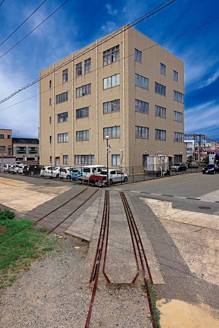 下関公共臨港線（山口県下関市）。2023年撮影。