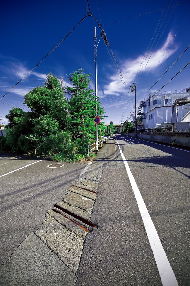 巴川製紙所用宗工場専用線（静岡県静岡市駿河区）。2018年撮影。