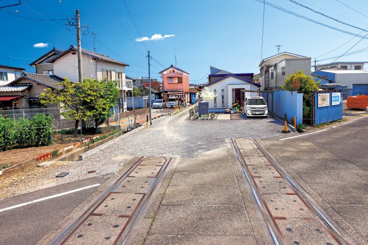 名古屋鉄道知立連絡線（愛知県知立市）。2023年撮影。