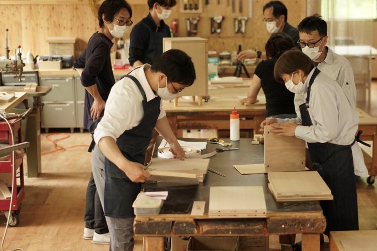 伊藤聡宏設計考作所 誰でもできる建築教室の様子。