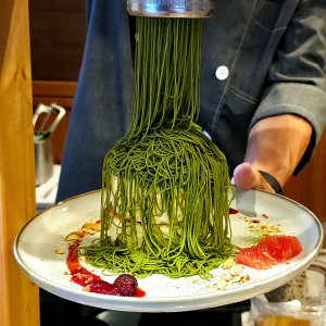 清澄白河で日本茶カフェが作る本気の抹茶モンブランパンケーキを！ 『茶々工房 Kiyosumi』〜黒猫スイーツ散歩 清澄白河編2〜