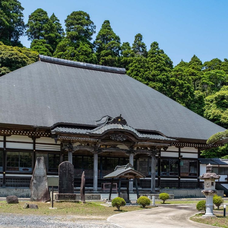 宮谷檀林の講堂として嘉永元年（1848）に上棟された本堂。