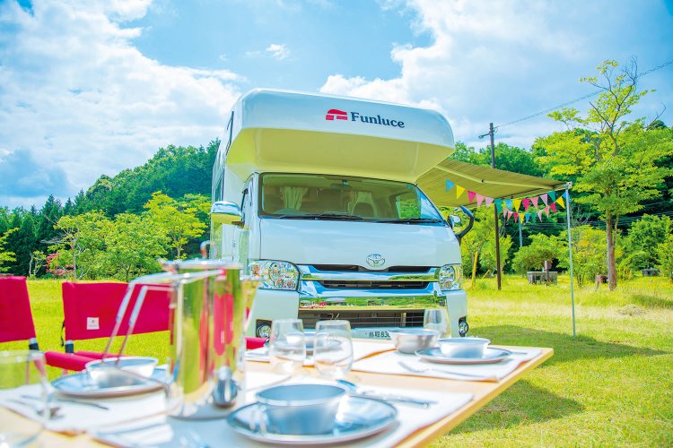 鳥取県の『緑水湖オ ートキャンプ場 RVパーク』は自然いっぱい。