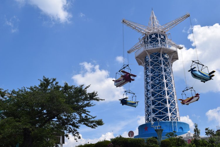 日本最古といわれている「飛行塔」。