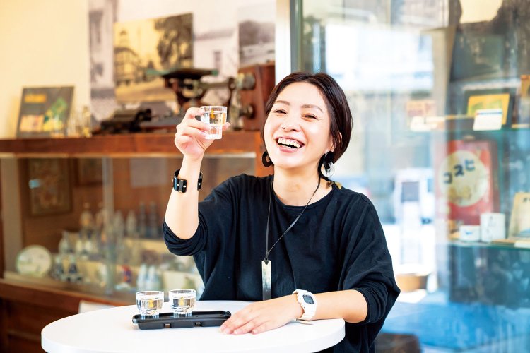 千福をはじめ、3種の酒を楽しめる利き酒体験は400円～。