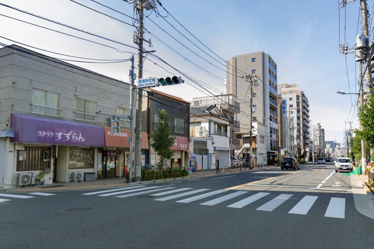 曳舟川通り。通り沿いにあった寺島警察署にも多くの朝鮮人が収容されたという。